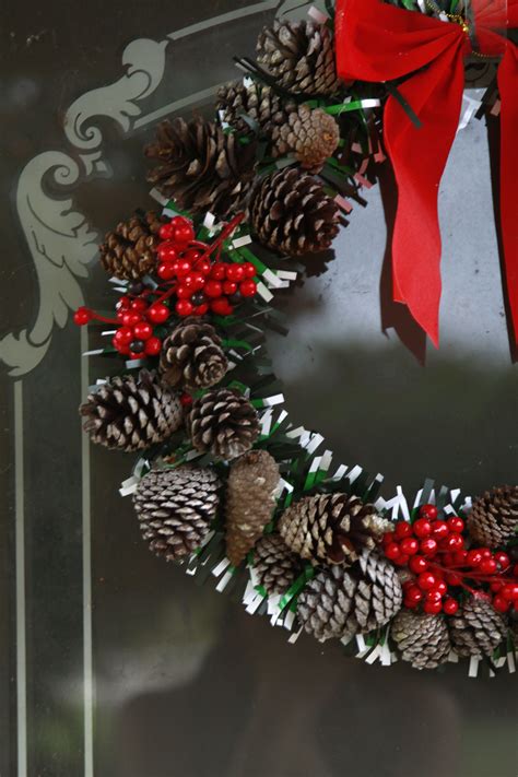 DIY pine cone wreath for $2 | Diy pinecone, Pinecone wreath, Wreaths