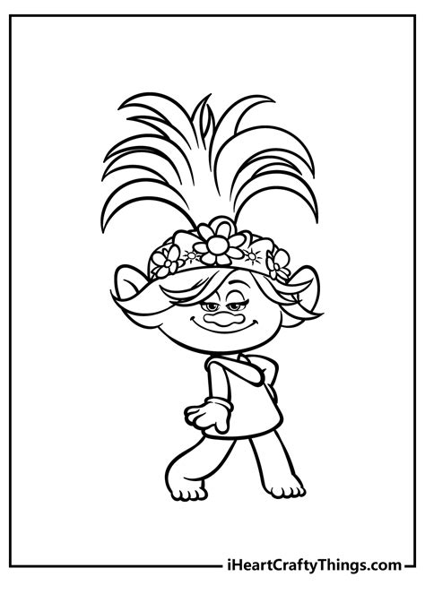 Free Trolls Coloring Pages
