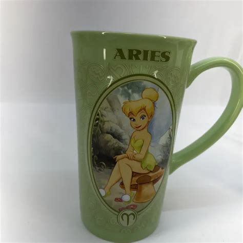 Disney Store Tinkerbell Tinker Bell Zodiac Signs Aries Coffee Mug Cup