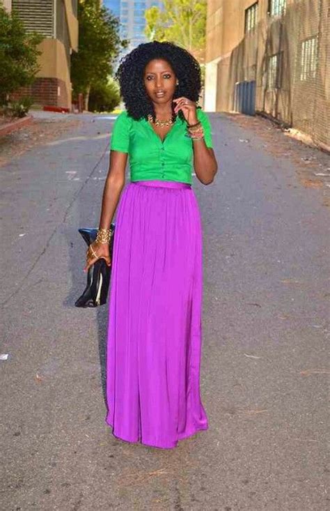Summer Is Officially Here With These Lovely Colors Silk Maxi Skirt