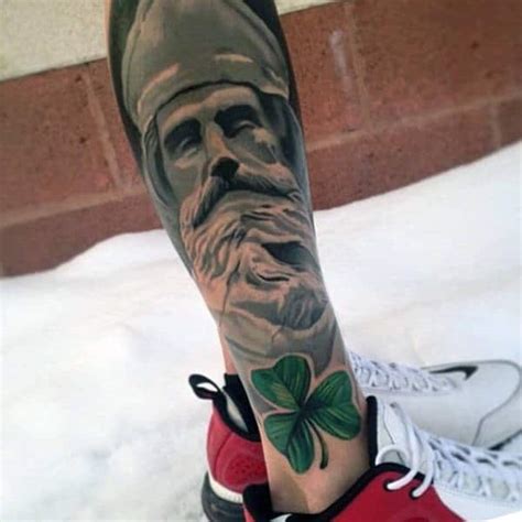 He was told the local druids worshipped a circular stone carved with intricate symbols. 50 Shamrock Tattoo Designs For Men - Ireland Ink Ideas