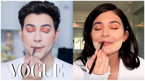 I Tried Following Kylie Jenners Vogue Makeup Routine Youtube