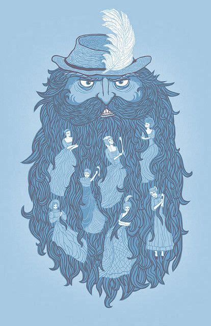 Bluebeard Beard Art Bluebeard Fairytale Illustration