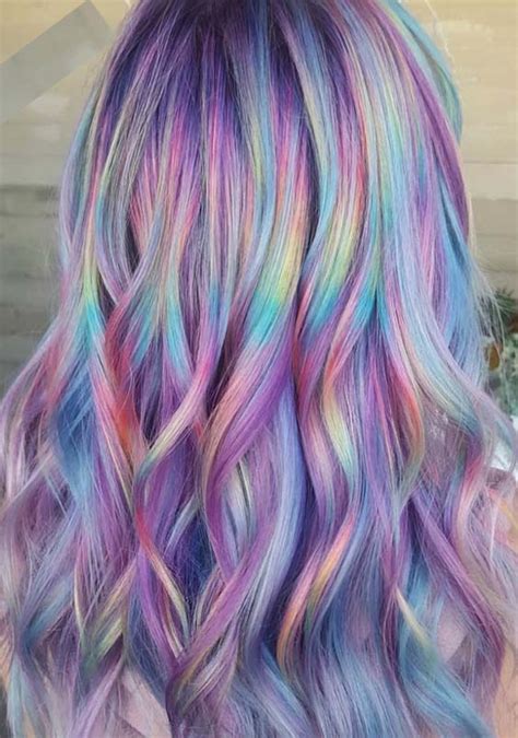 Pretty Shades Of Rainbow Hair Colors For Women In 2018 Stylezco