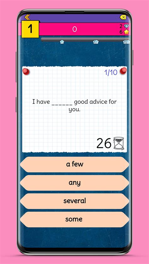 Fill O Blanks English Grammar Quiz Game For Android Apk Download