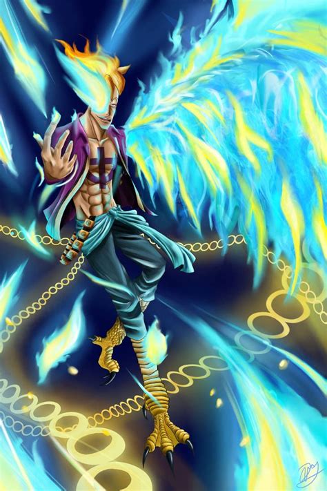 Marco The Phoenix One Piece By Raf Draws On Deviantart Fond Decran