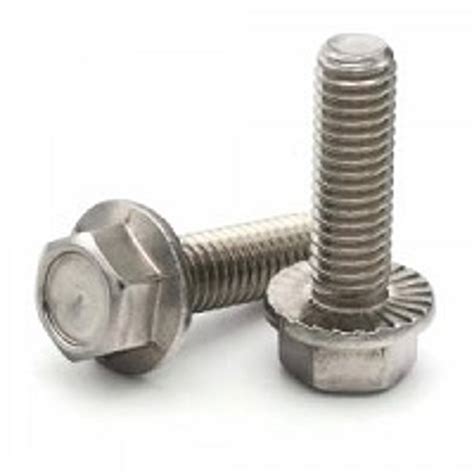 Buy 10 32 Stainless Steel Hex Serrated Flange Bolts From Tikweld