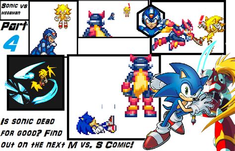 Sonic Vs Megaman Pt4 Short Comic Zero By Ninjahgamer On Deviantart