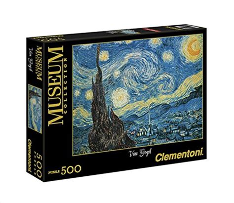 Huge selection of jigsaw puzzles. Notte Stellata Van Gogh 500 Piece Great Museum Puzzle ...