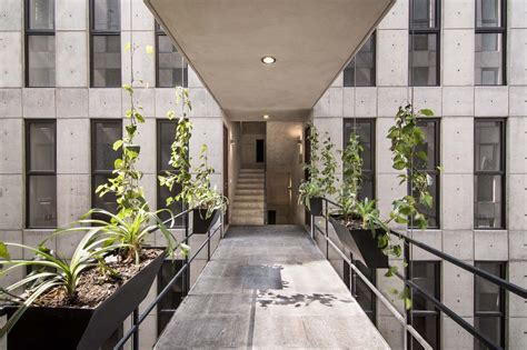 Archdaily Mexico Building Skin Patio Central Collective Housing New York Apartments Urban