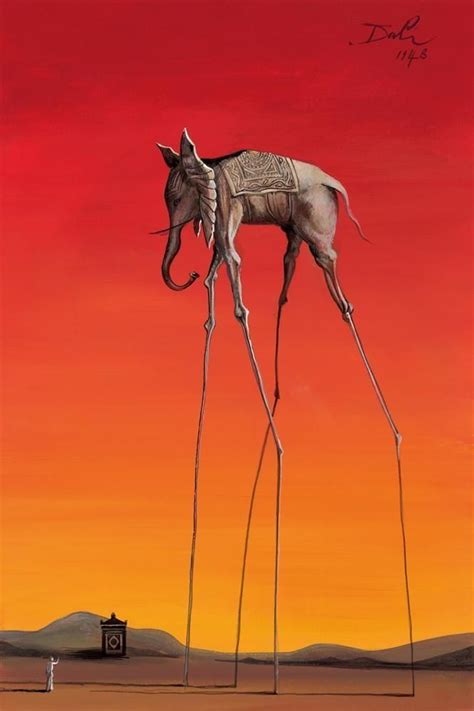 Los Elefantes Pinturas De Dalí El Arte De Salvador Dalí Pinturas De
