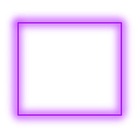 Sticker Neon Square Purple Freetoedit Frame Border Geometric