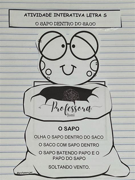 Atividade Interativa Letra S