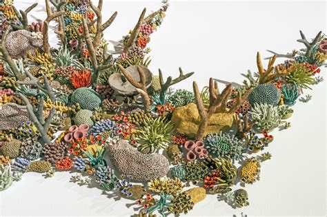 Artist Creates Intricate Coral Art To Send Message About Climate Change