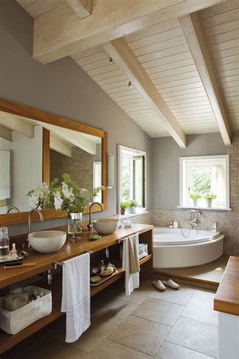 Baños Rústicos Los 60 Mejores De El Mueble