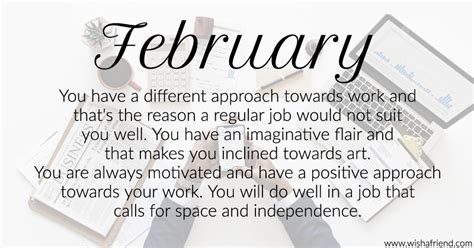 What Does Your Birth Month Say About Your Career Born In February