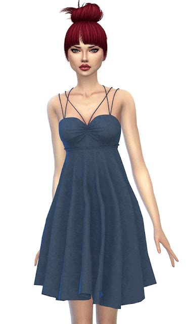 Sims 4 Ccs The Best Dress By Coloresurbanos
