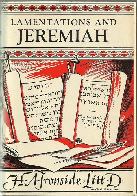 Notes On The Prophecy And Lamentations Of Jeremiah The Weeping Prophet