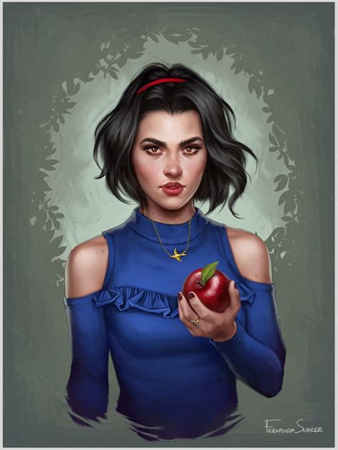 Concept artist john dickenson has released concept artwork he created for snow white and the huntsman. Illustrations of Modern Disney Princesses Living ...