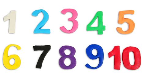 Learn Numbers With Play Doh For Kids Learn Colors For Kids Learn To