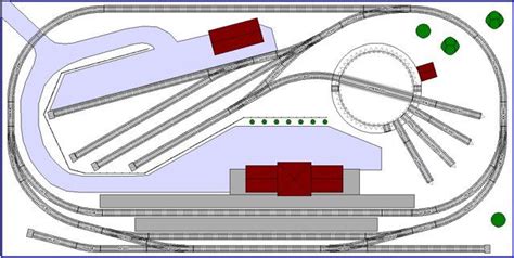 Ultra Small 4 X 2 N Scale Track Plan 2 Model Train Layouts Model