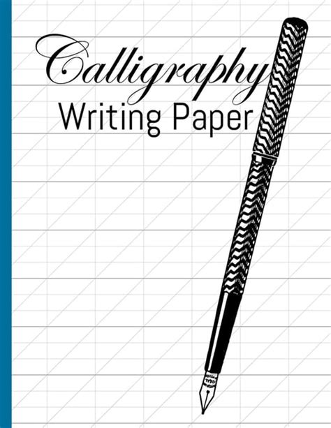 Calligraphy Writing Paper Blank Lined Handwriting Calligraphy