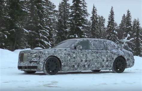 2018 Rolls Royce Phantom Prototype Spotted In The Snow Video