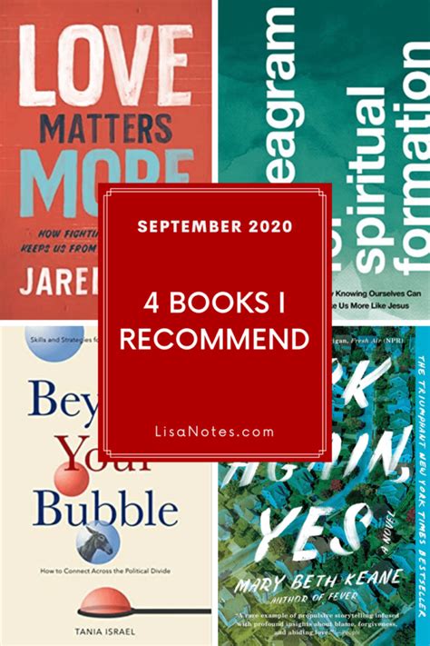 4 Books I Recommend—september 2020
