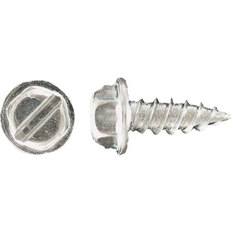Zinc Plated Indented Hex Washer Head Slotted S Type Duct Screws Shop