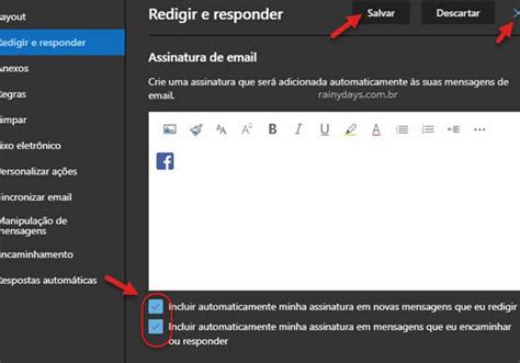 Como Criar Assinatura No Outlook Com Imagem Adicionar Logo Ou Rede
