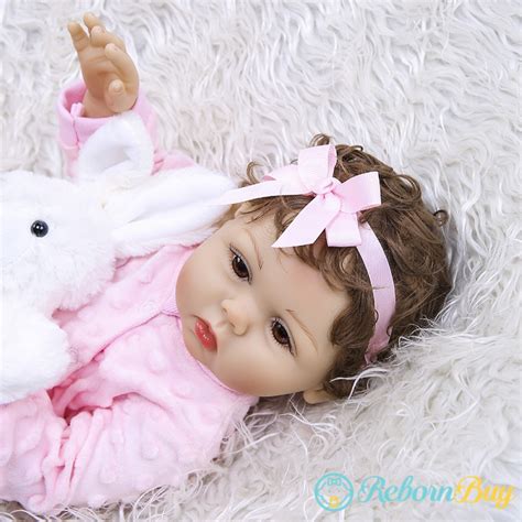 19 Inches Reborn Toddlers Girl Curly Hair, Full Bodied ...