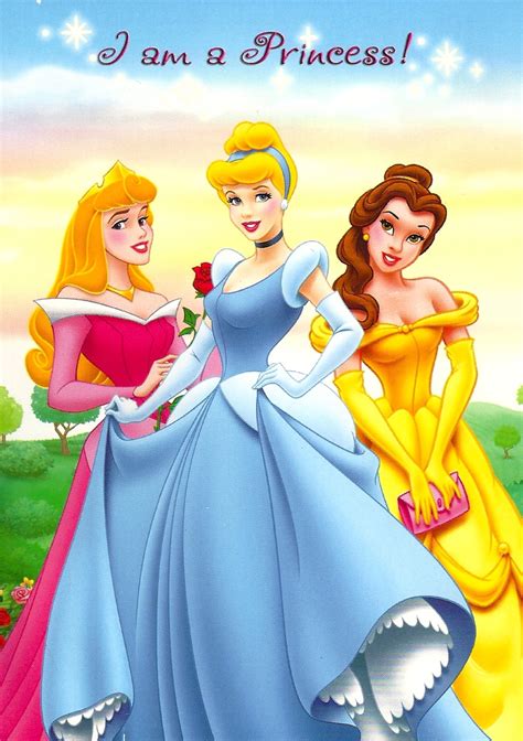 my favorite disney postcards princesses aurora cinderella and belle