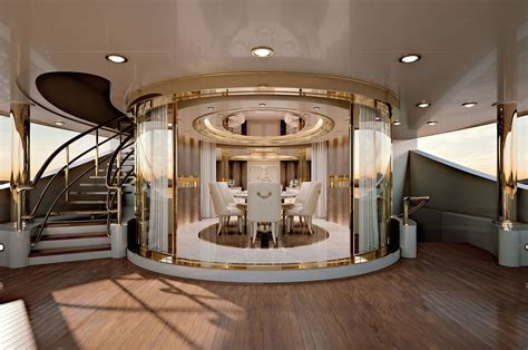 Numero Tre Collection Turriit Luxury Yacht Dining Room Luxury