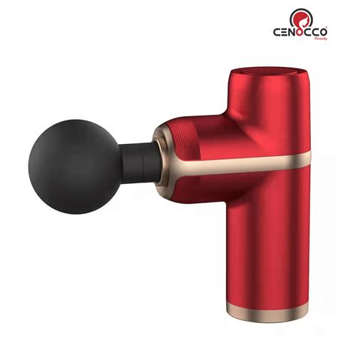 cenocco bärbar mini massage gun röd
