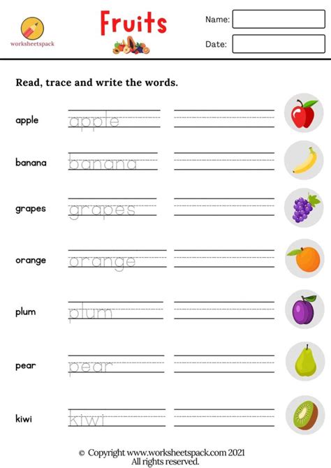 Read Trace And Write Worksheets Pdf Worksheetspack
