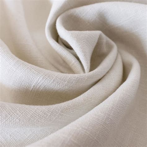 Ivory 100 Linen Fabric — Tissus En Ligne