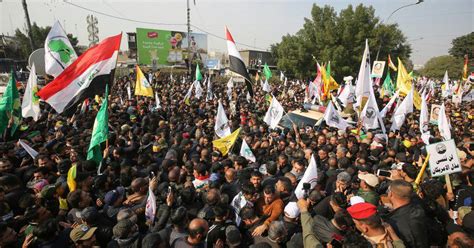Us Iran Thousands Attend Killed Generals Funeral Chant ‘death To