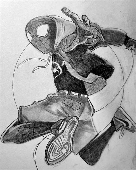 Miles Morales Quick Sketch Spiderman