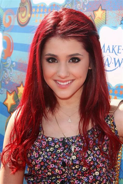 Ariana Grande Red Hair Image Ariana Grande Red Hair Sam And