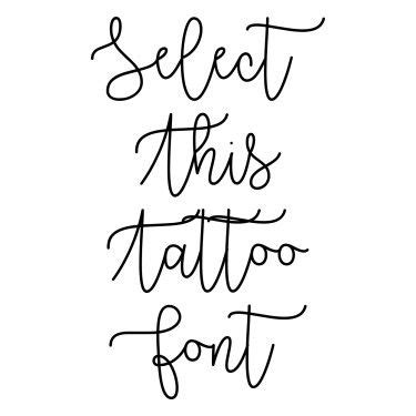 Cursive fonts simply emulate cursive handwriting, in which letters are usually connected in a slanted and flowing manner. Tattoo Lettering Font Generator Online in 2020 | Tattoo ...