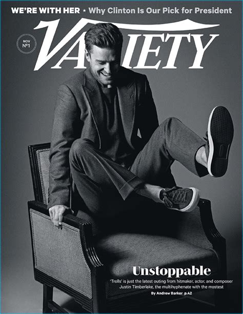 Justin Timberlake Covers Variety Magazine Talks New Music