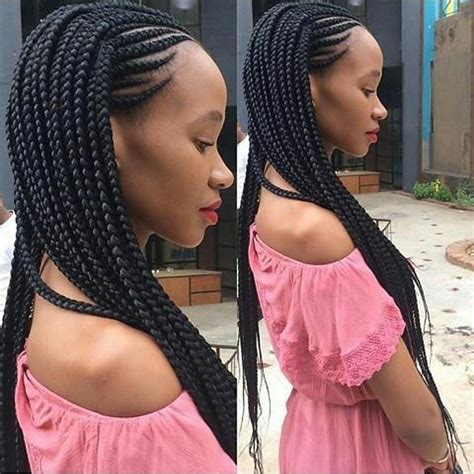Wool is simpler to manipulate into these styles because the texture of the wool is softer. 55 Latest Ghana Weaving Hairstyles In Nigeria 2020 - Oasdom