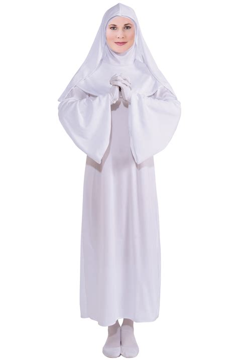 Before taking their vows, many nuns choose to live in. White Nun Adult Costume - PureCostumes.com