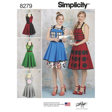 Simplicity Simplicity Pattern 8279 Misses Aprons From Lori Ann Costume