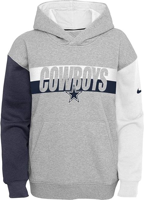 Dallas Cowboys Kids Nike Youth Wordmark Long Sleeve Heritage Hoodie