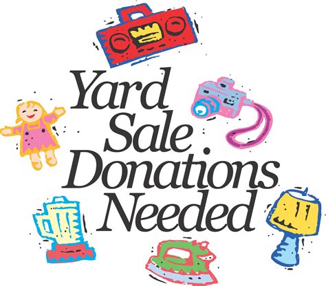 Yard Sale Donations Needed Freedom Church Of The Nazarene