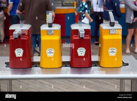 Tomato Ketchup Dispensers Hi Res Stock Photography And Images Alamy