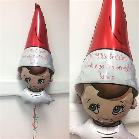 Elf On The Shelf Arrival Balloon Confetti Balloons