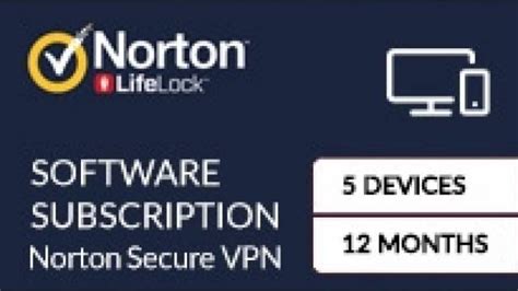 Harvey Norman Norton Secure Vpn Digital Download 5 Devices For 12