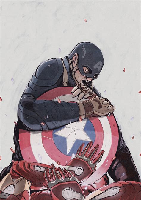 Captain America Vs Iron Man On Behance